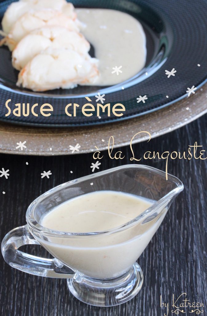 sauce crème à la langouste