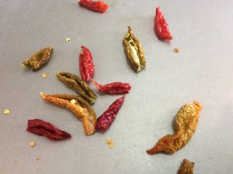 piment végétarien séché