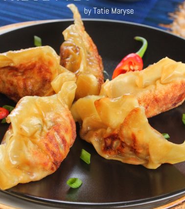 Recette des RAVIOLIS grillés à la CREVETTE (gyoza), by Tatie Maryse