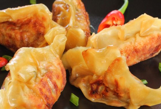 gyoza aux crevettes antillais