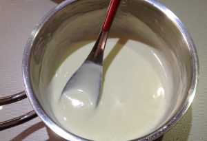 crème au parmesan aigrelette