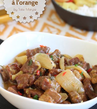 Recette des CÔTES de PORC à l'ORANGE, by Tatie Maryse
