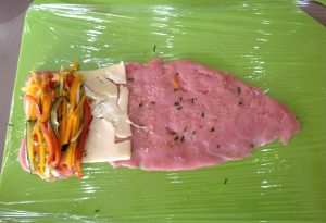 ballottine de veau aux légumes