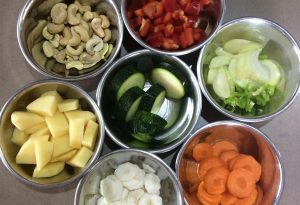 curry de légumes et noix de cajou antillais