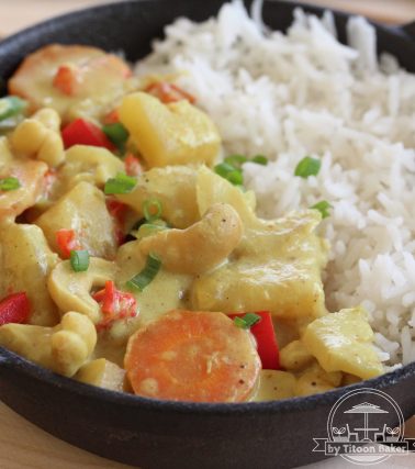 Recette du CURRY de Légumes et NOIX DE CAJOU, by Titoon