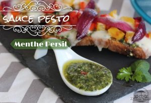 sauce pesto Menthe persil Antilles