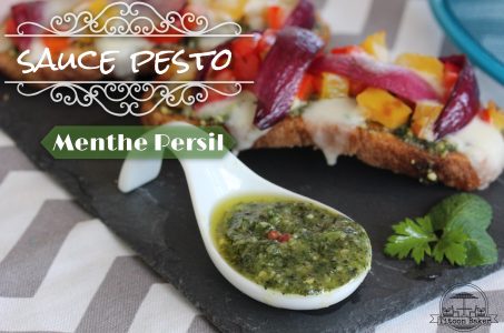 sauce pesto Menthe persil Antilles