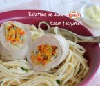 ballottine de veau aux légumes