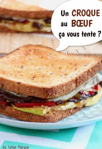 Croque Monsieur boeuf recettes avec du pain de mie