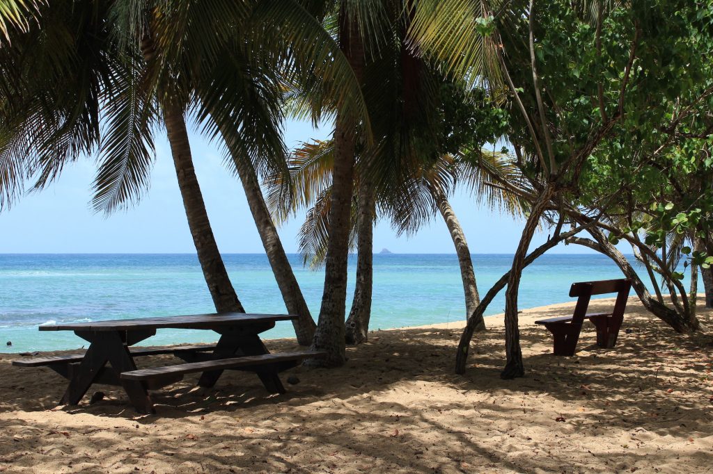 pique niquer en Martinique, anse l'Etang, Trinité