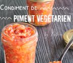 pâte de piment végétarien antillais