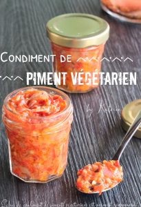 pâte de piment végétarien antillais