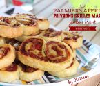 palmiers apéritifs poivrons grillés colombo