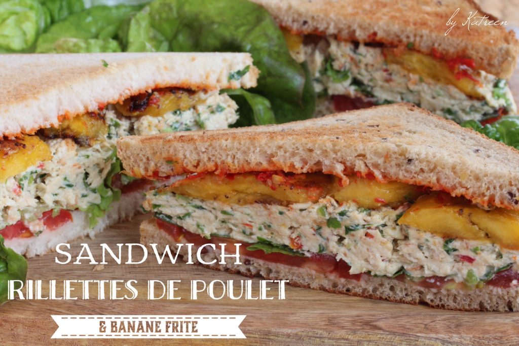 sandwich aux rillettes de poulet