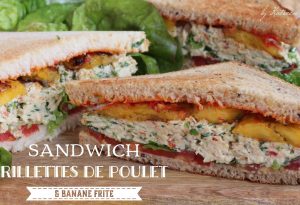 sandwich rillettes de poulet