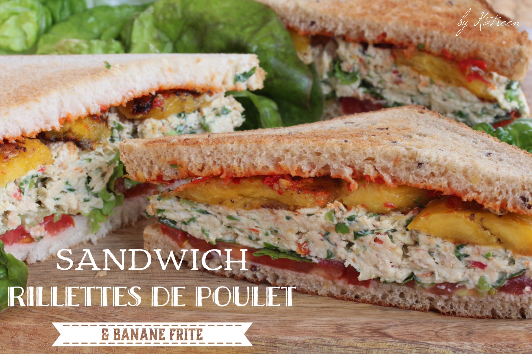 sandwich rillettes de poulet