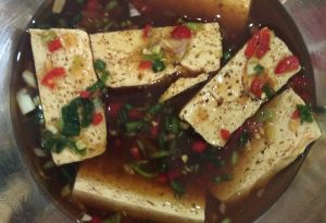 tofu brouillé antillais