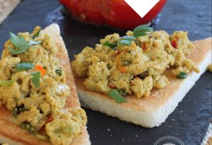 tofu brouillé Antillais