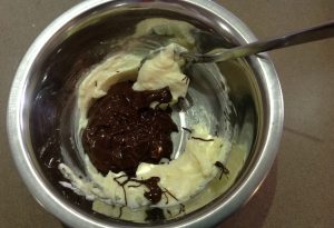 mille-feuille vanille chocolat Kiri