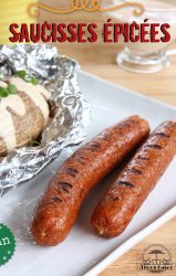 saucisse épicée vegan créole