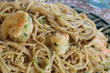 spaghetti aux crevettes panzani