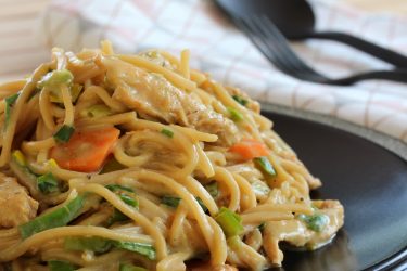 nouilles poulet sauce coco colombo