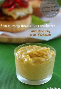 sauce mayonnaise curry échalote composer des burgers