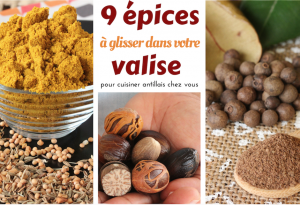 9 épices dans sa valise pour cuisiner antillais