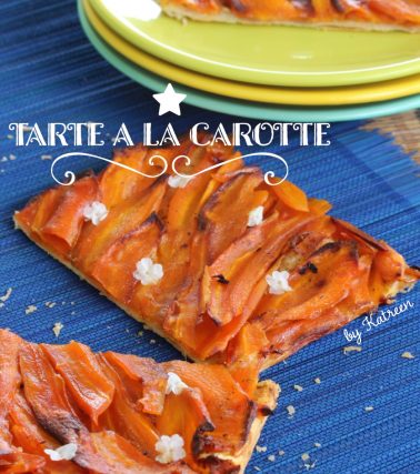 Recette de la TARTE à la CAROTTE sucrée, selon Katreen