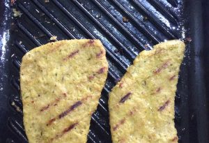 escalopes de seitan grillées Antillaises