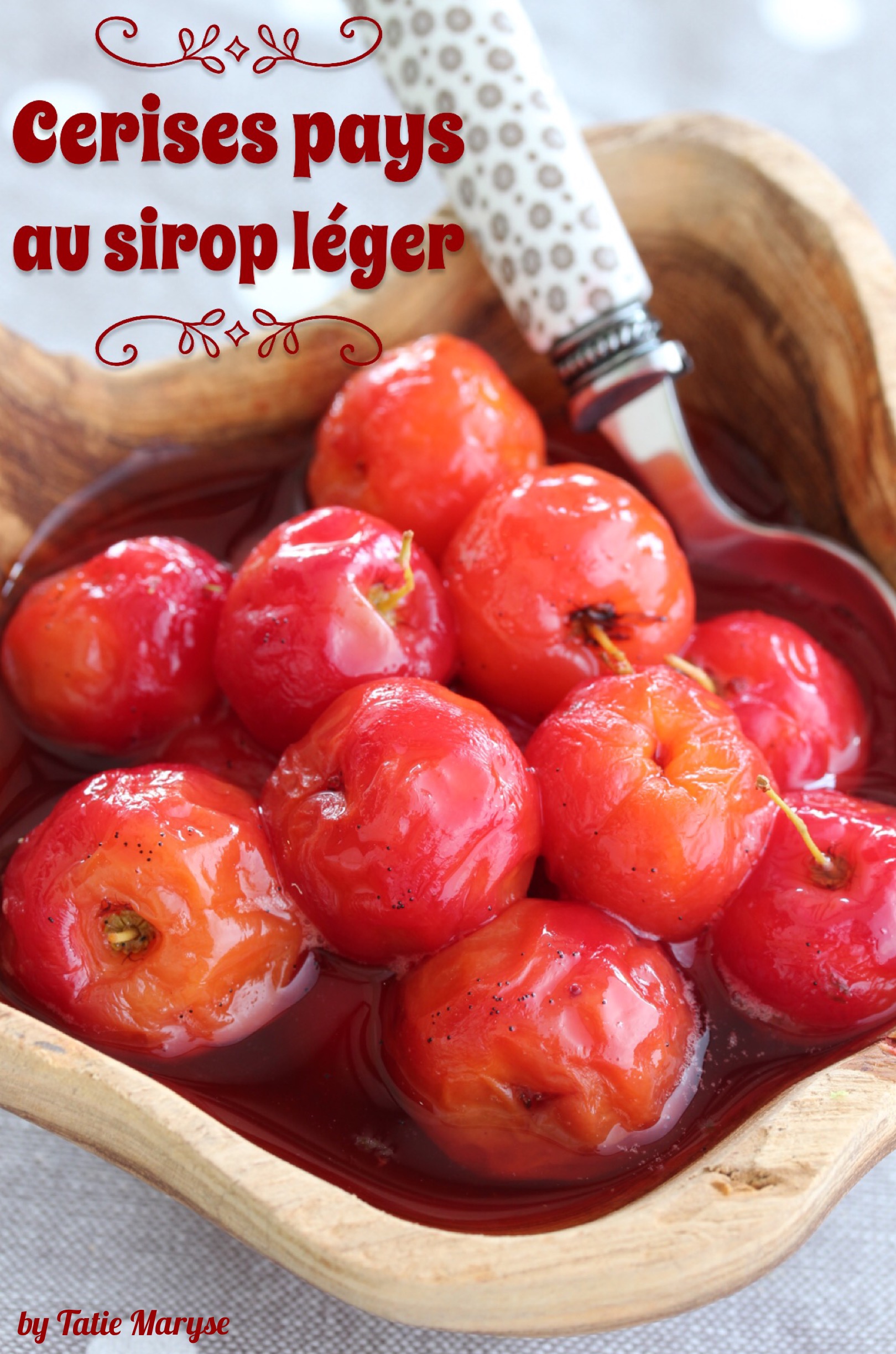 Cerises au sirop