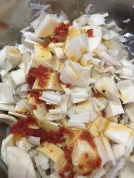 salade coeur de cocotier