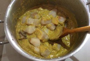 curry de poisson au coco créole