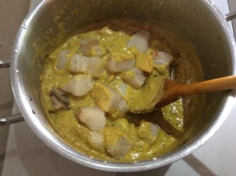 curry de poisson au coco créole