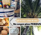 lait de coco ou crème de coco