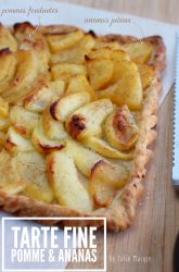 tarte fine pomme ananas