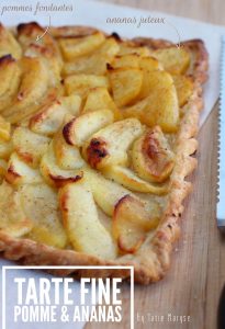 tarte fine pomme ananas