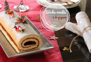 Buche de noel simple goyave