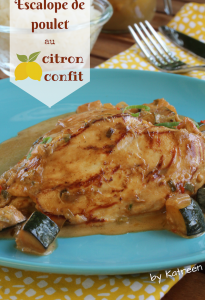 Poulet au citron confit et aux herbes