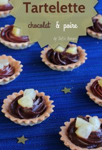 tartelette chocolat poire