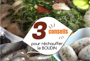 Conseils pour réchauffer le boudin