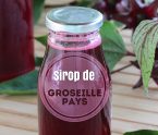 sirop groseille-pays Noël Martinique