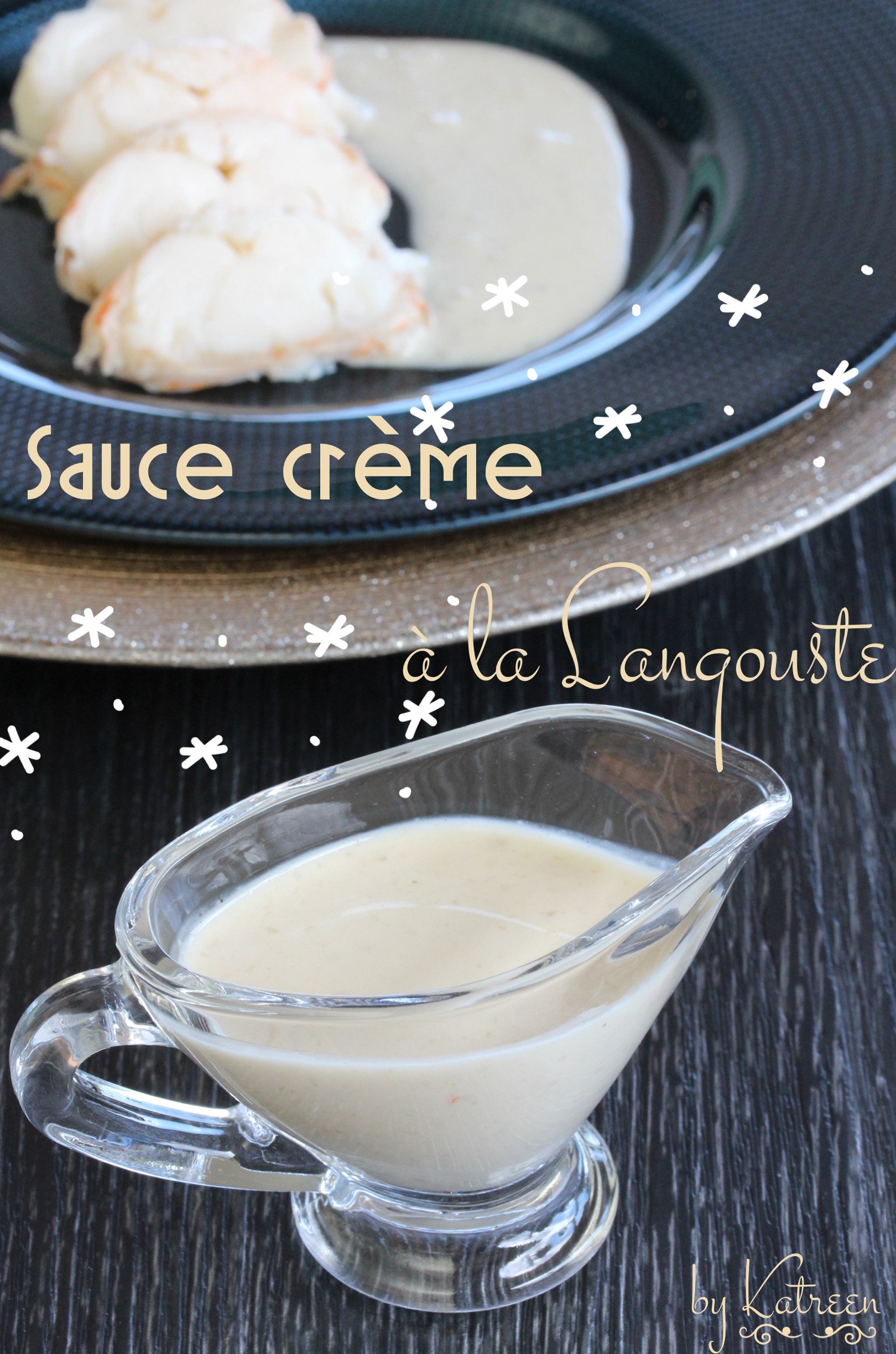 Sauce crème à la langouste