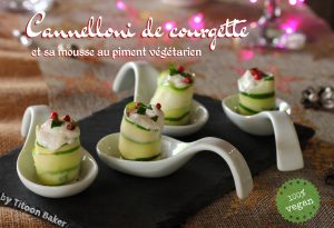 réveillon sans se ruiner cannelloni de courgette à la crème