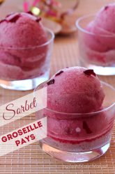 Sorbet groseille pays