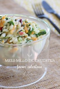 méli mélo crudités coleslaw Guadeloupe