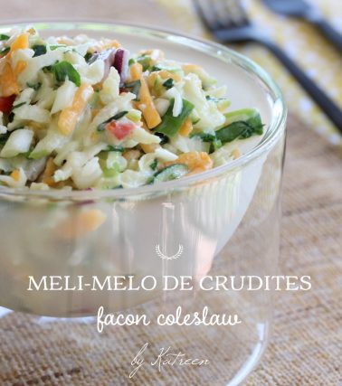 Recette du Méli-mélo de CRUDITÉS façon COLESLAW, by Katreen