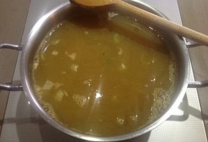 soupe de légumes et poulet Guadeloupe