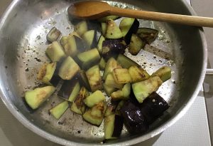 aubergine poêlée Guadeloupe