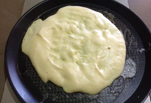 omelette fleur de bananier